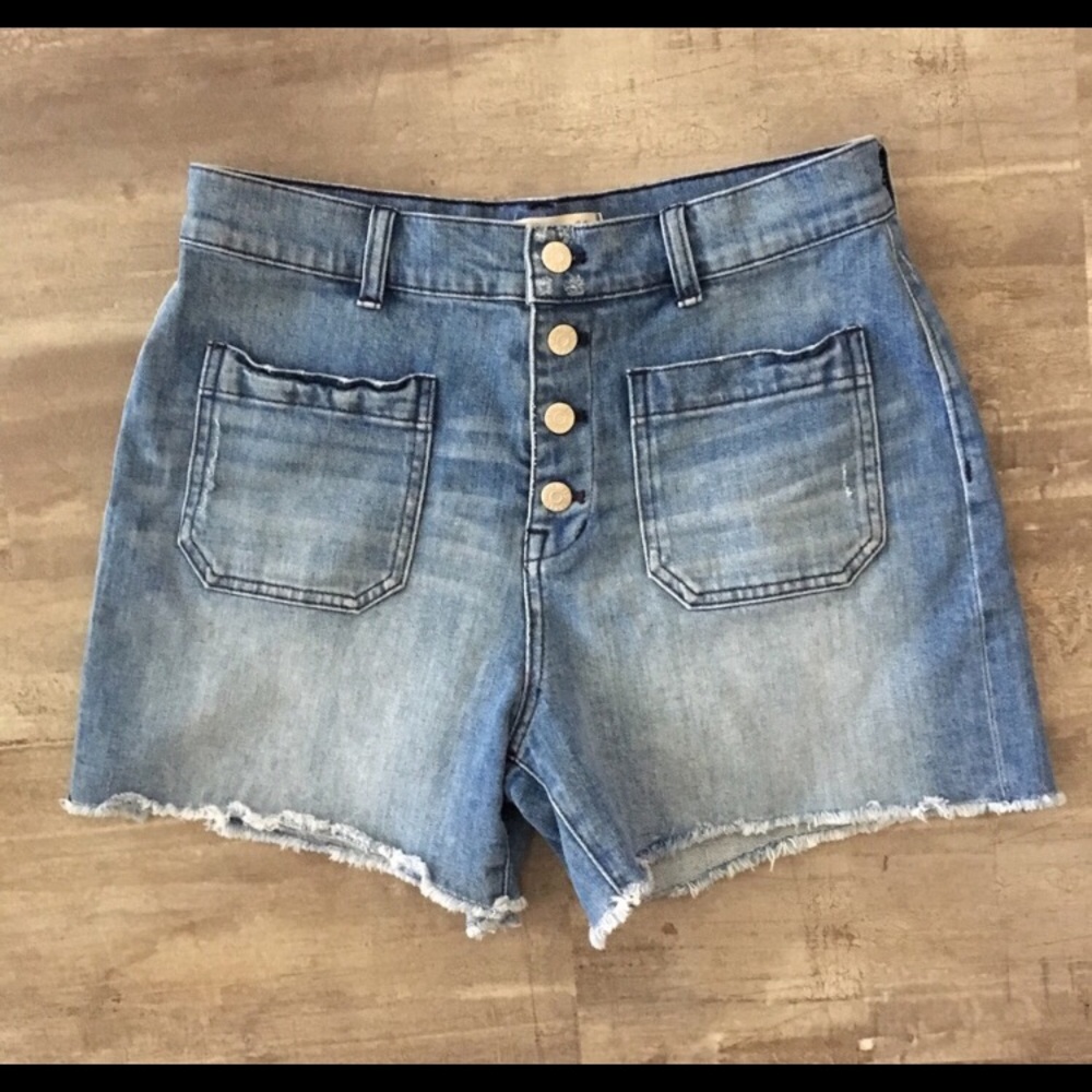 Madewell High Rise Shorts - Button Fly Edition - Picture 5 of 8